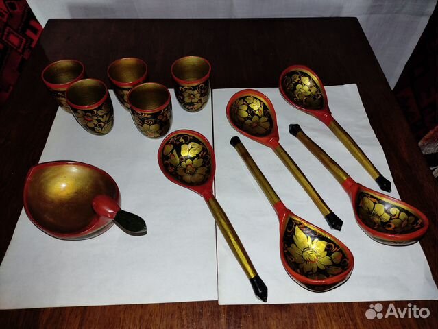 Деревянные ложки Хохлома