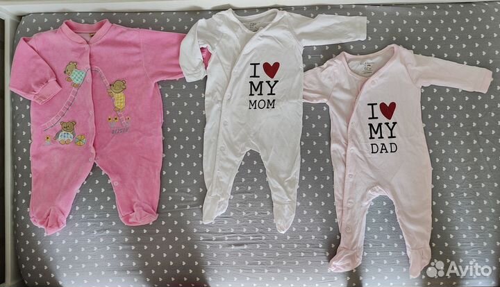 Вещи пакетом для девочки 56-62