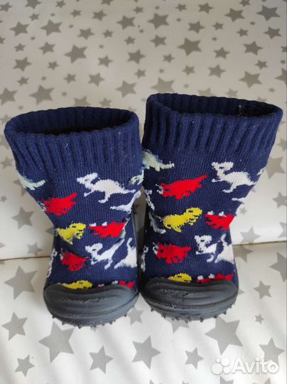 Носки тапочки с резиновой подошвой