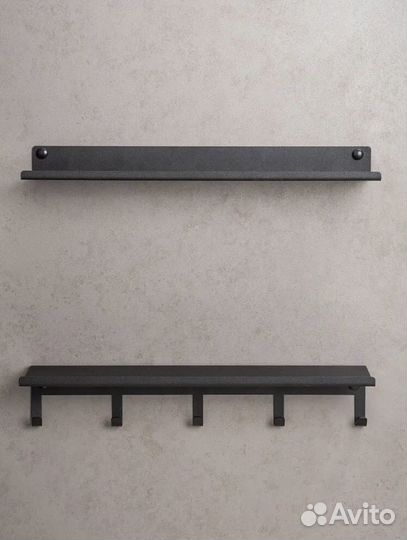 Полка настенная металлическая комплект