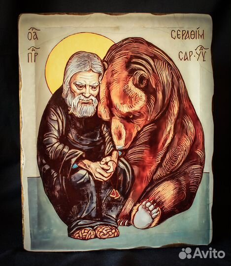 Икона ручной работы 