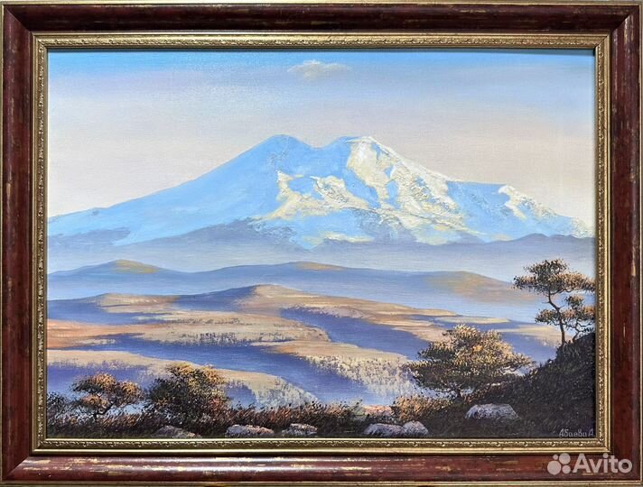 Картина Эльбрус 45х63 А. Абаева