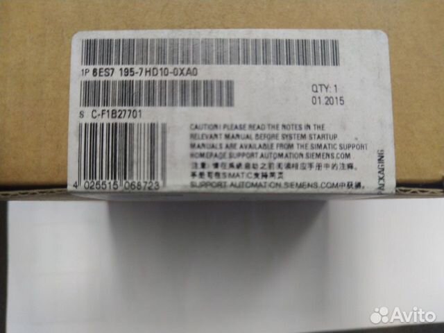 Соединитель 6es7195-7hd10-0xa0