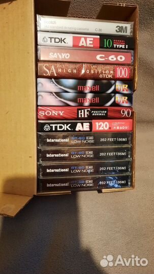 Аудиокассета TDK sanyo maxell