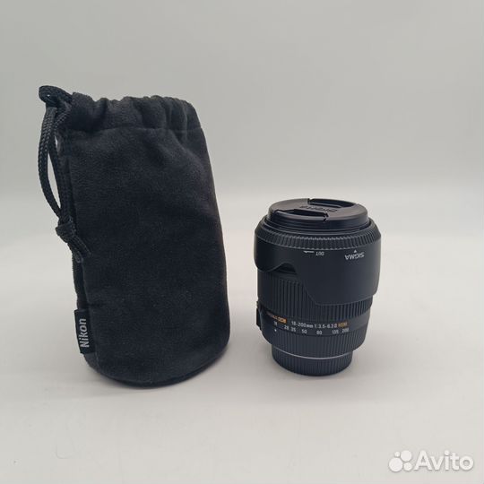 Объектив sigma 18- 200mm f/3.5-6.3 DC HSM Nikon F