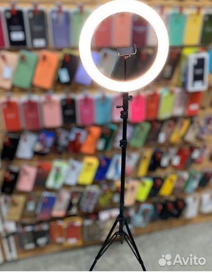 Кольцевая лампа со штативом