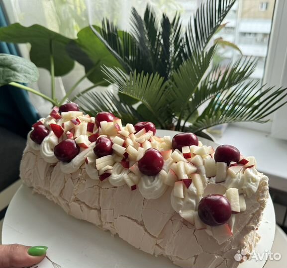 Меренговый рулет