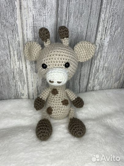 Вязаный жирафик