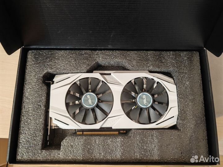 Видеокарта asus Dual GTX 1070 8Gb