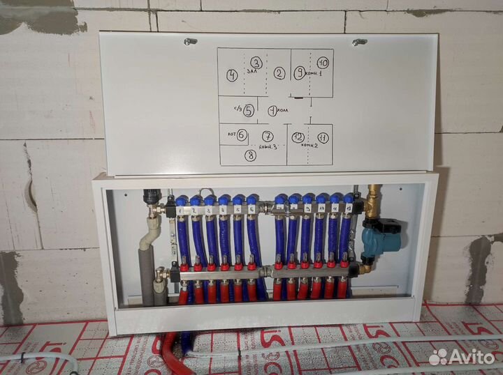 Теплый пол, отопление, водоснабжение