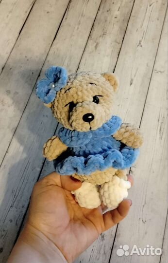 Мягкие вязаные игрушки ручной работы