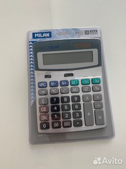 Калькулятор Milan 14, папки твердые