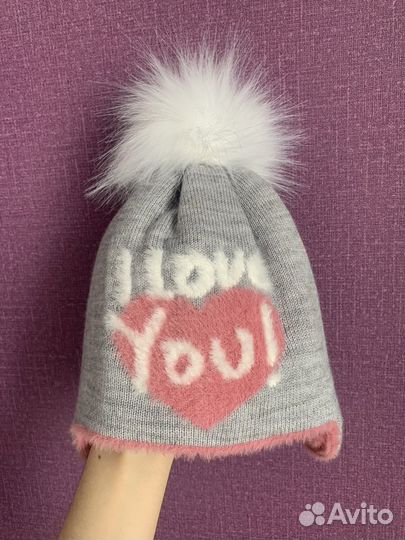 Шапка для девочки 50-52