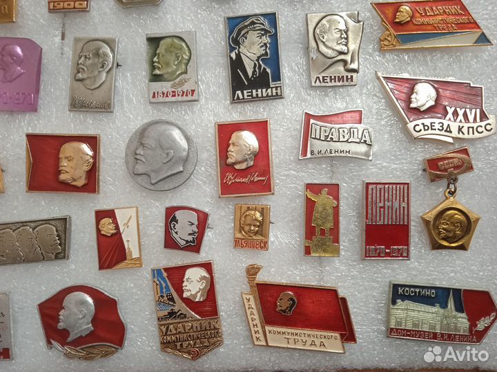 Значки. СССР, Ленин. 52 шт. Набор