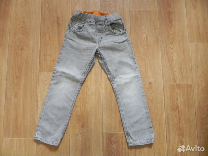 Джинсы светлые Slim pull-on на 122