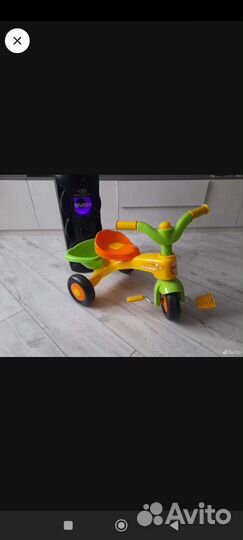 Детский трехколесный велосипед бу