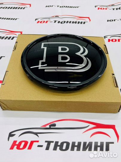 Знак Брабус черный для Mercedes E 212/C205
