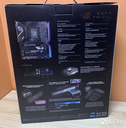 Asrock Z690 Taichi DDR5 новая на гарантии