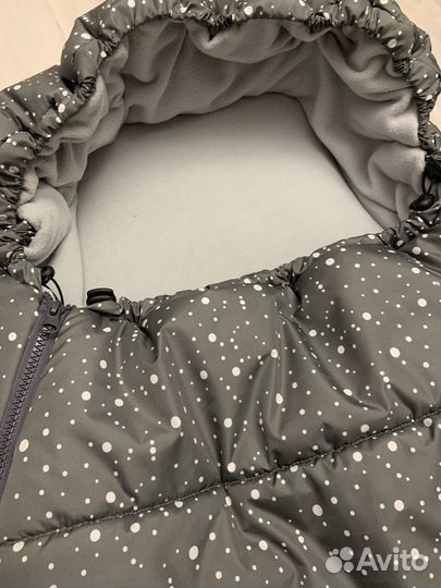 Зимний конверт в прогулочную коляску