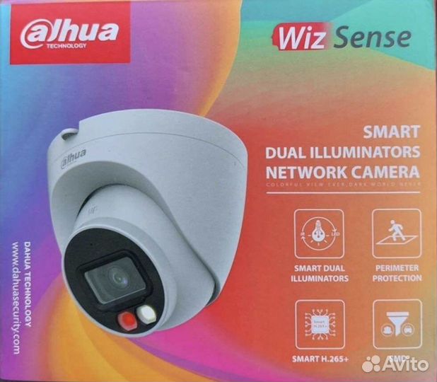 Видеокамера IP Dahua HDW2249/ 2MP (2.8mm)