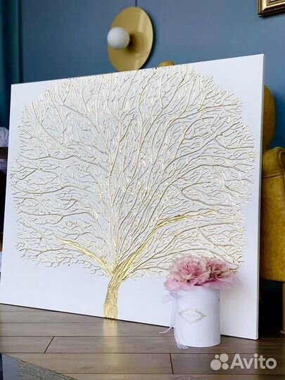 Интерьерная Картина Золотое Дерево