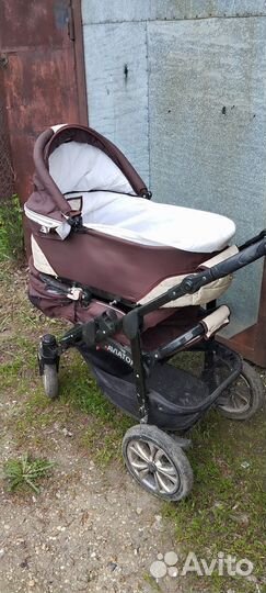 Прогулочная коляска 3 в 1 бу, есть автокресло