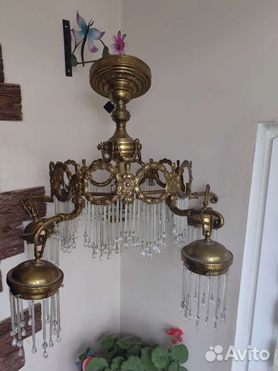 Люстра бронза