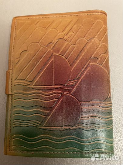 Кожаный кошелёк-портмоне времён СССР