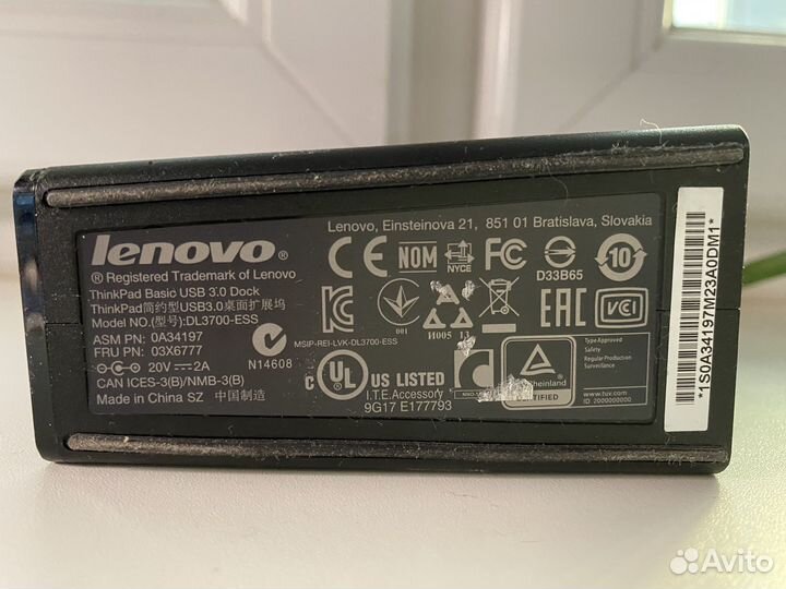 Док станция lenovo display link