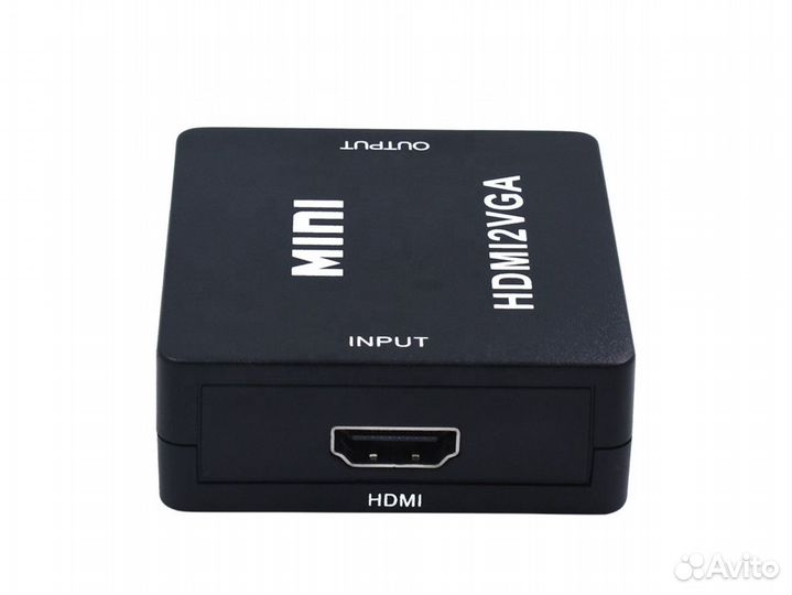 Конвертер hdmi (F) - VGA (F), 3.5мм mini Jack (F)