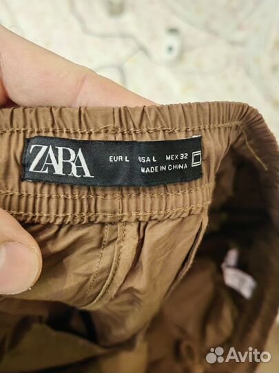 Штаны Zara балоневые карго парашуты