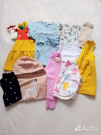 Пакет вещей для девочки размер 98