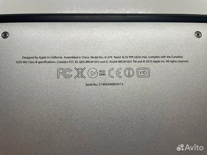 Macbook Pro 13 A1278