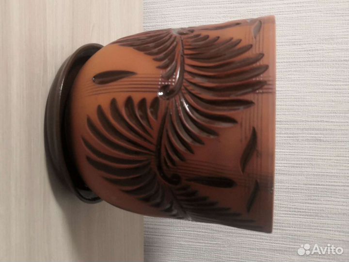 Большие глинянные кашпо для цветов