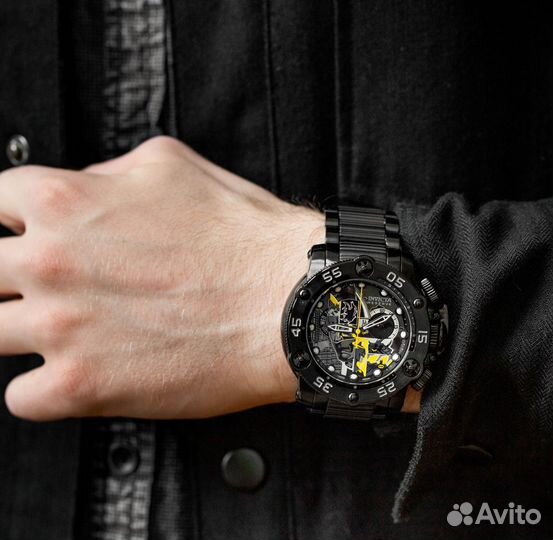 Часы Invicta DC Comic Batman Инвикта Бэтмен Черные