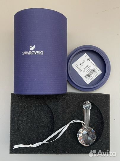 Подвеска Swarovski погремушка