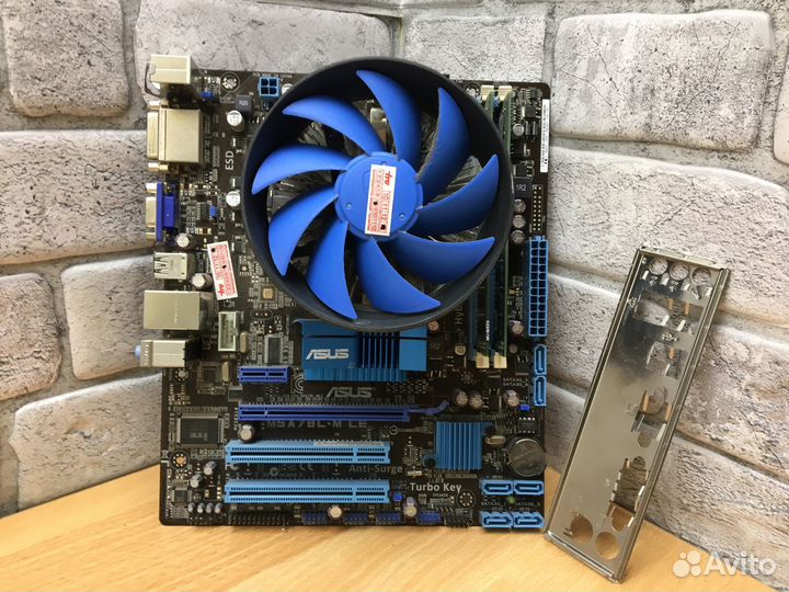 Связка asus M5A78L-M+FX 4100+ddr3 4gb+кулер