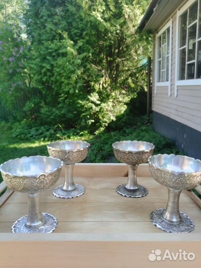 Креманки для мороженого винтаж Индия