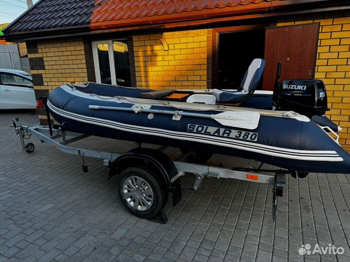 Solar380 с мотором Suzuki dt 15as