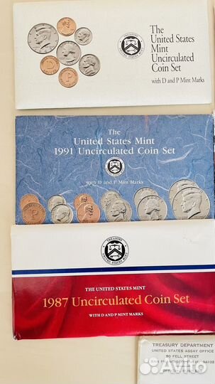 Годовой набор монет США