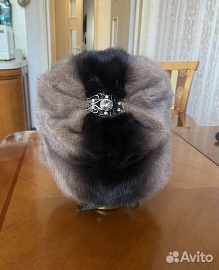 Шапка норковая женская