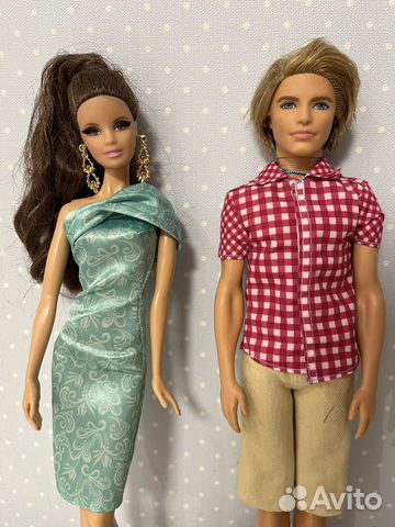 Куклы Barbie Red Carpet Green Dress+Ken купить в Москве | Хобби и отдых |  Авито