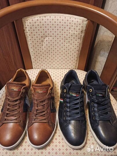 Новые кожаные кеды Pantofola D'Oro р.41-40 Италия