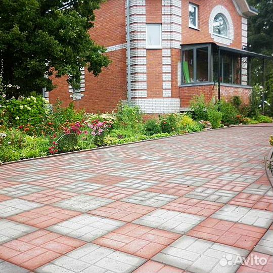 Плитка тротуарная+благоустройство и укладка