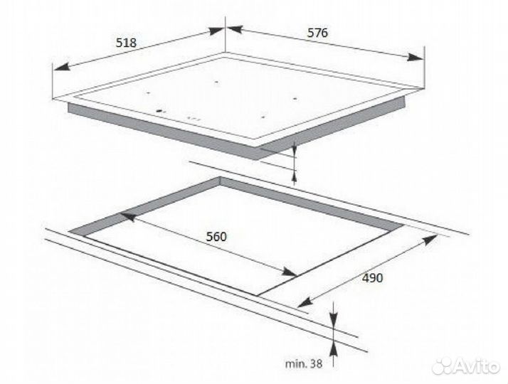 Электрические варочные панели Hansa новые