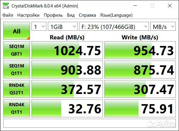 Внешний SSD диск 500 GB M2 NVMe Ugreen + Samsung