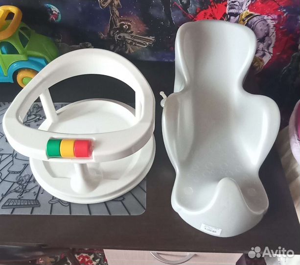 Стул и горка для купания