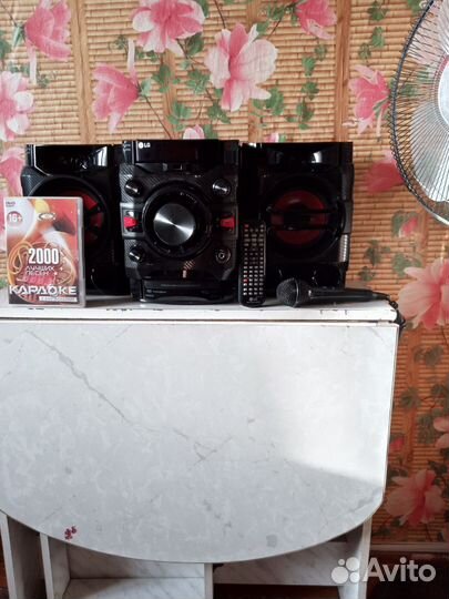 Музыкальный центр lg с караоке