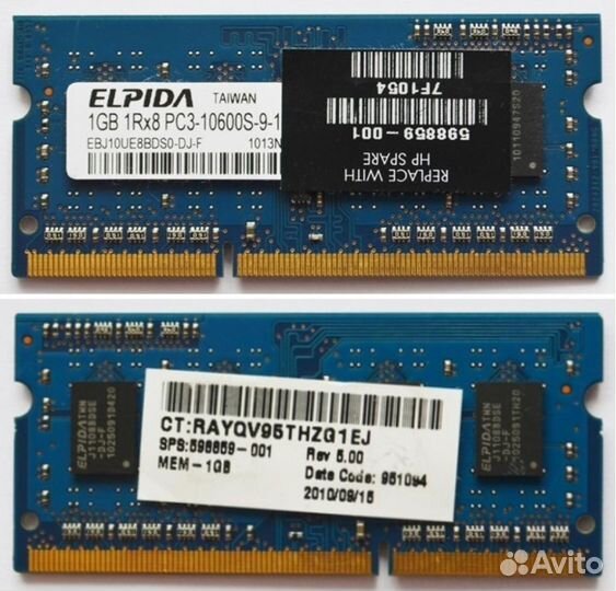 Оперативная память для ноутбука