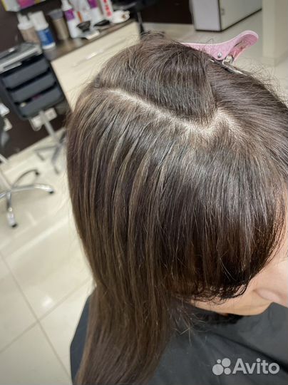 Наращивание и окрашивание волос